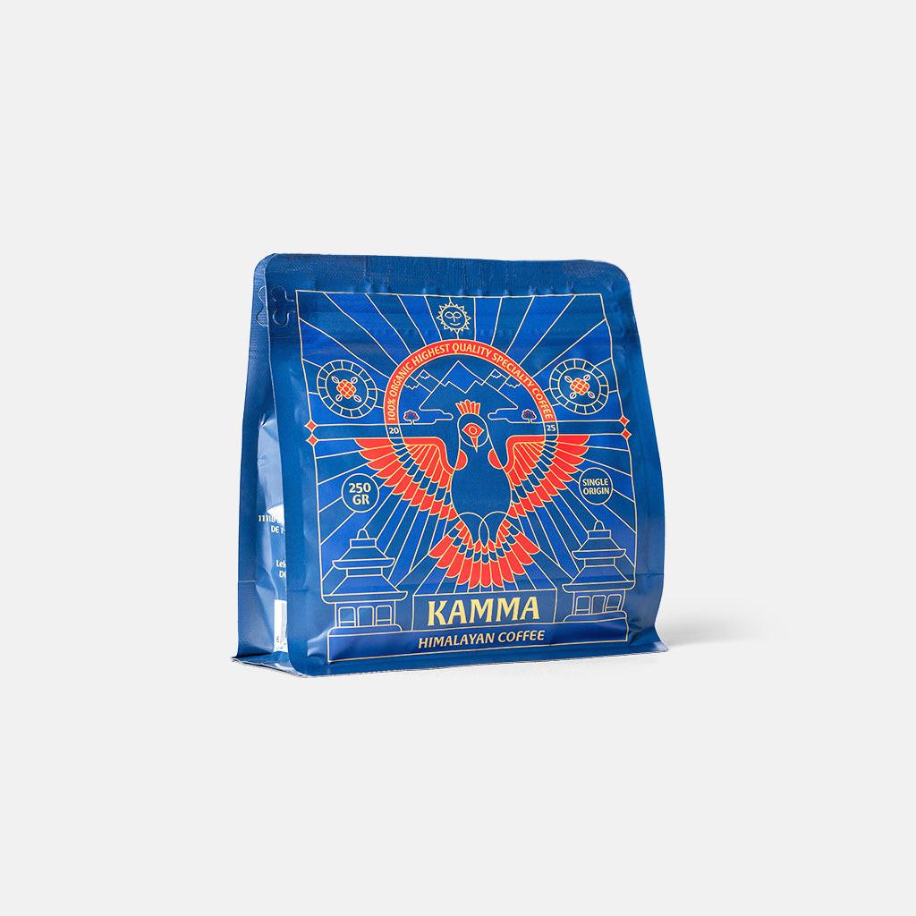 Kamma Light Roast Himalayan Coffee packaging