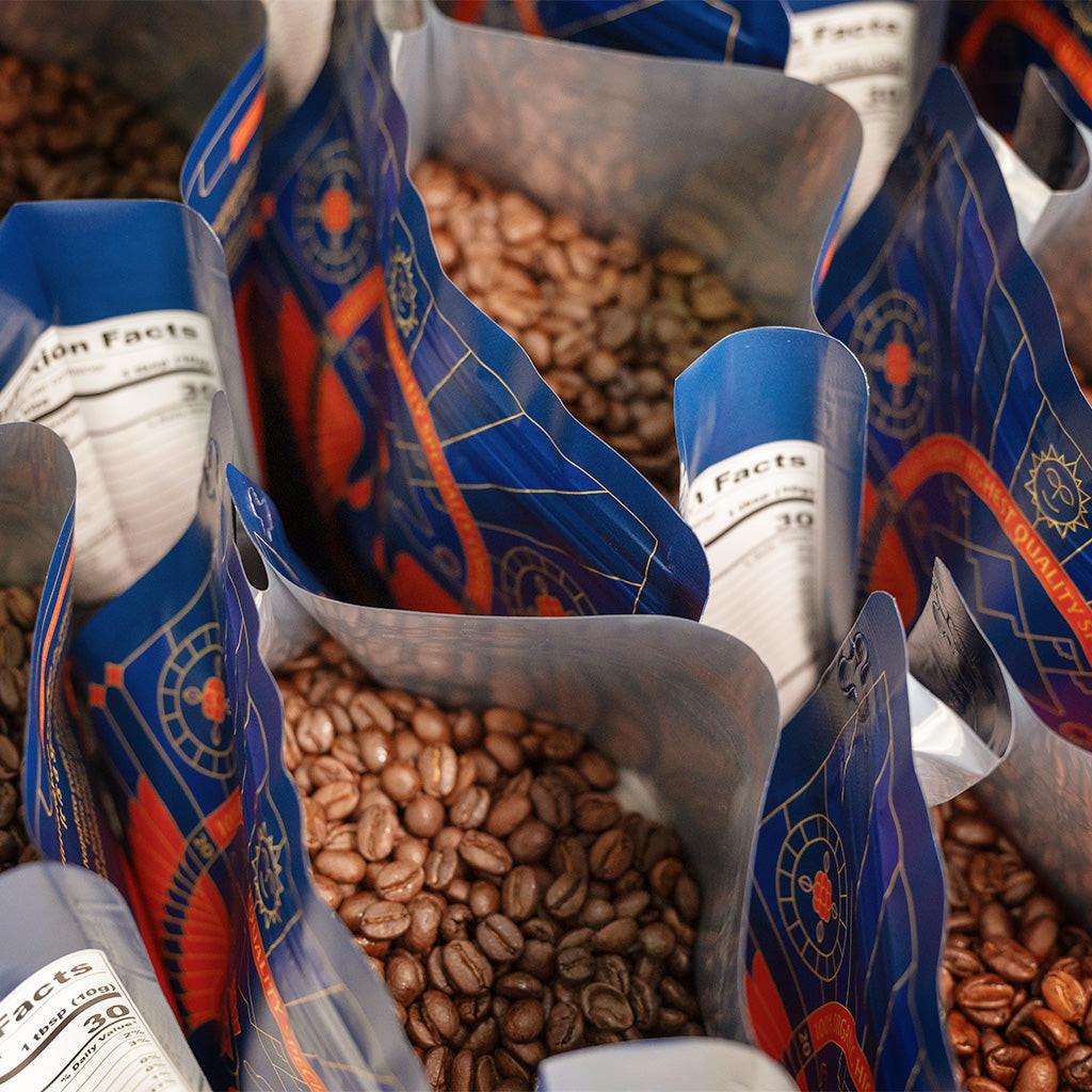 Kamma Himalayan Coffee 4-Roast Bundle packaging