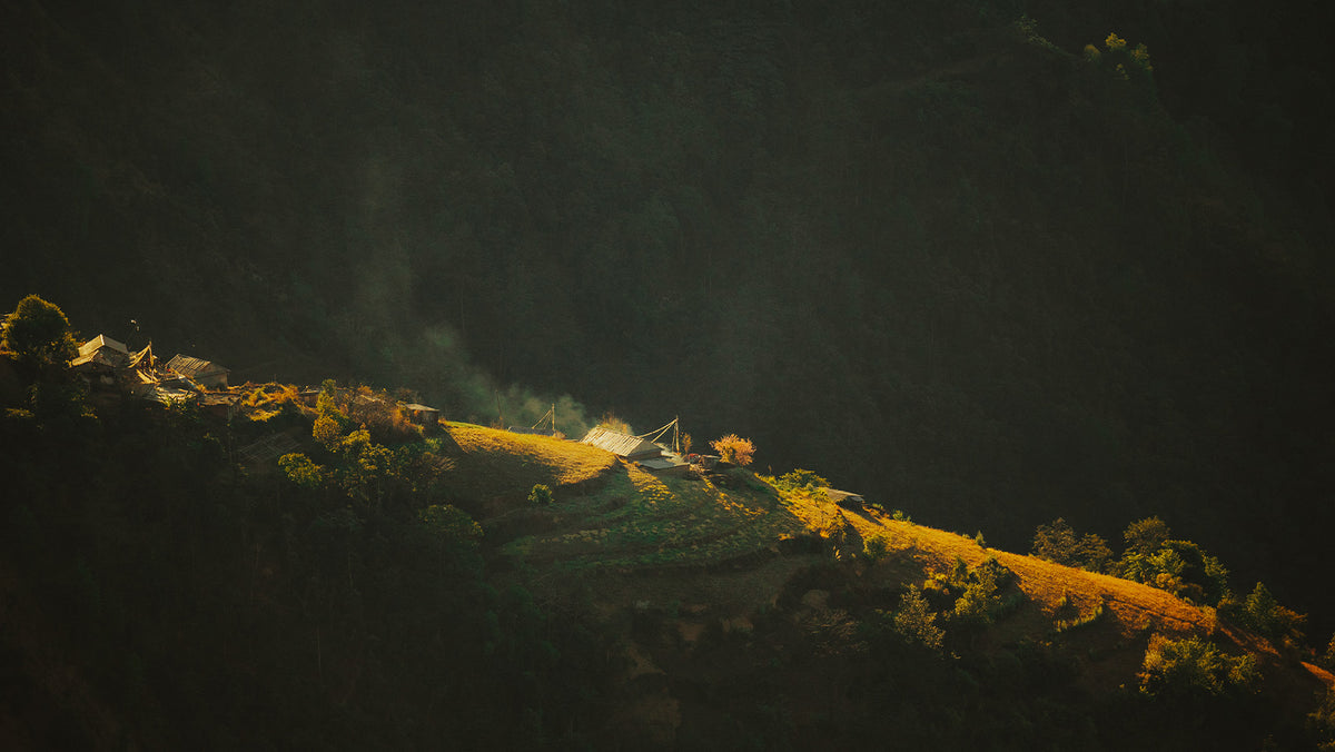 hillside view